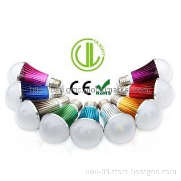 Warm white AC220V E27 7W Led bulb light